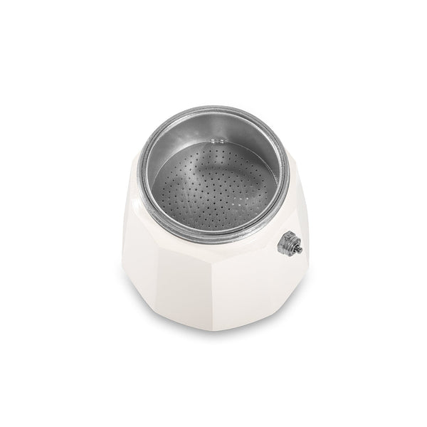 MHW-3BOMBER - Double Valve Moka Pot 180ml White