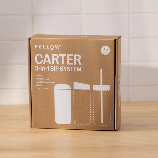 Fellow Carter 3-in-1 Sip System - 16oz Matt White