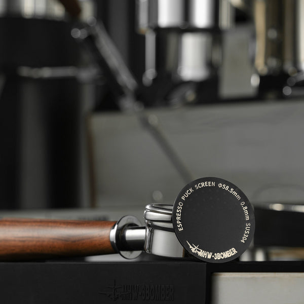 MHW-3BOMBER Espresso Puck Screen 58.5mm Titanium Coated