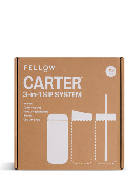 Fellow Carter 3-in-1 Sip System - 16oz Matt White