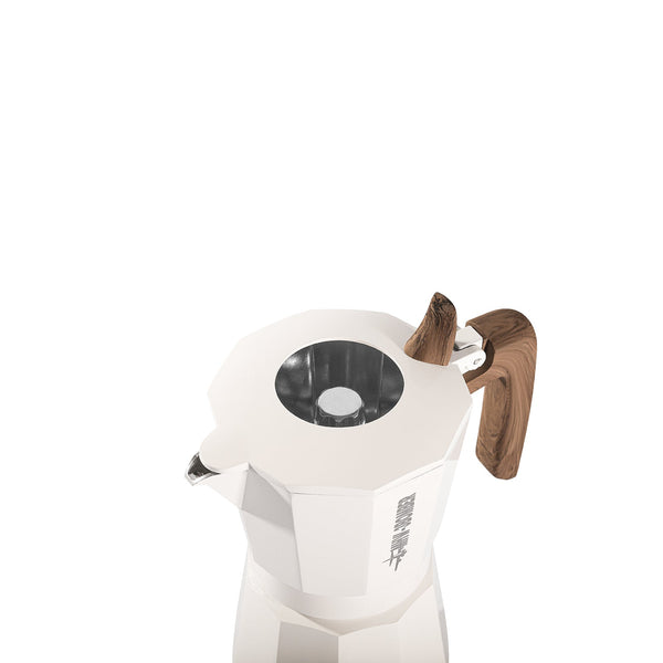 MHW-3BOMBER - Double Valve Moka Pot 180ml White
