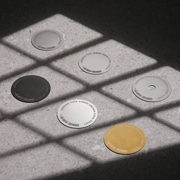 MHW-3BOMBER Espresso Puck Screen 58.5mm Titanium Coated