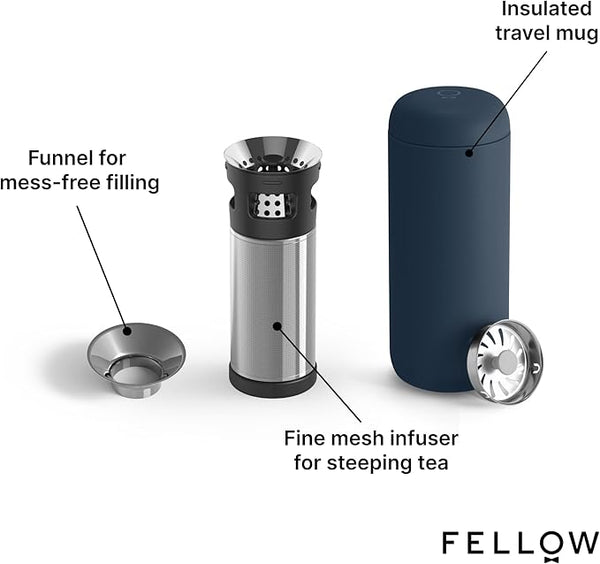 Fellow Carter Infuser Bundle - Stone Blue 16oz