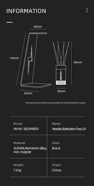 MHW-3BOMBER - Lightning Needle Distribution WDT Tool 2.0