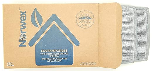 Norwex EnviroSponges (Pack of 2) - Grey