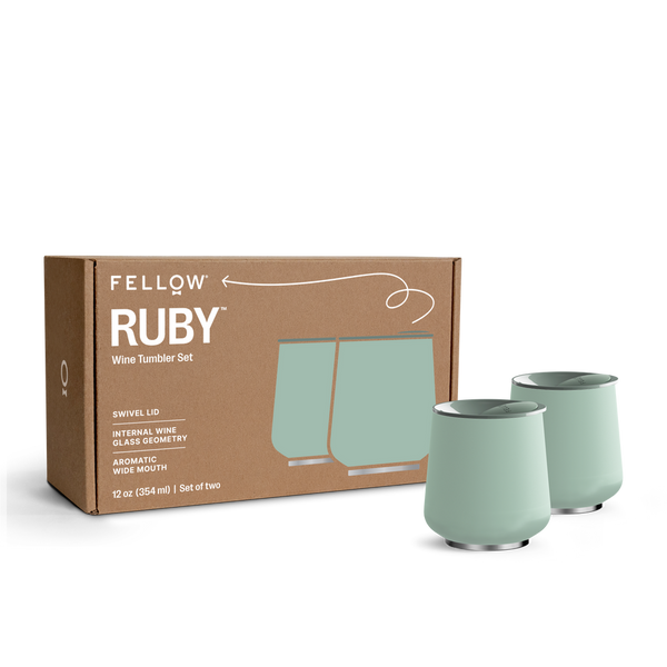 Fellow Ruby Wine Tumbler Bundle - Mint Chip 12oz (2 Pack)