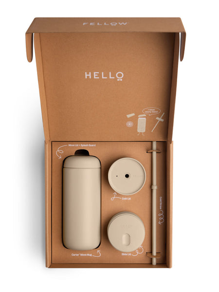 Fellow Carter 3-in-1 Sip System - 16oz Sand Dune