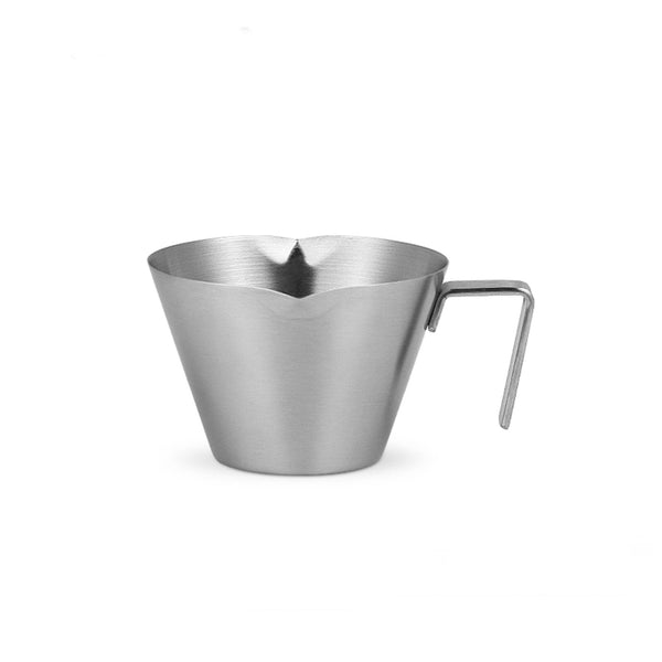 MHW-3BOMBER - Double Spout Steel Measuring Cup 100ml Silver