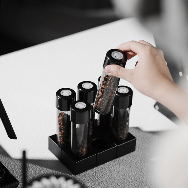 MHW-3BOMBER - Energy Storage Tube & Magnetic Cellar Stand - Transparent