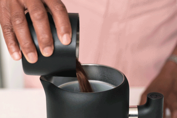 Fellow Clara French Press 24oz - Matte Black, Walnut Handle