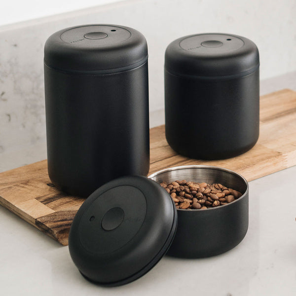 Fellow Atmos Vacuum Canister - Matte Black