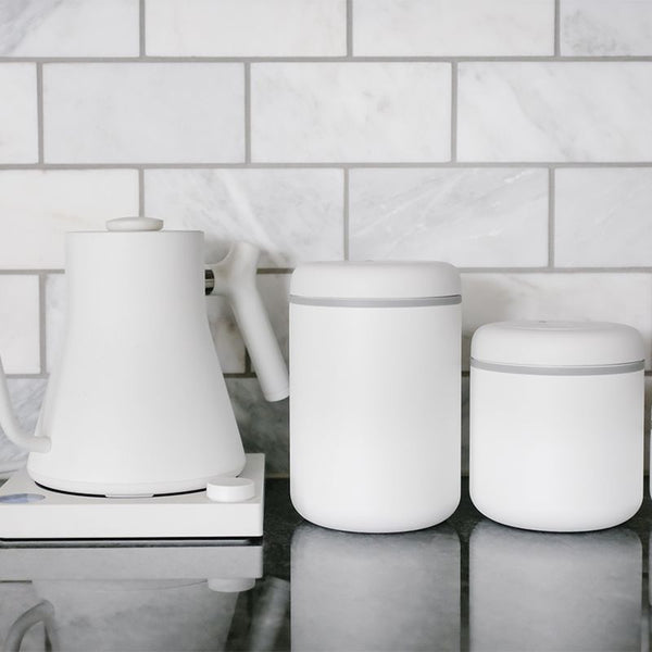 Fellow Atmos Vacuum Canister - Matte White