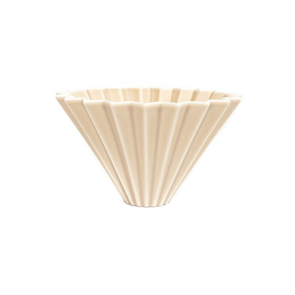 Origami Dripper Small Matt Beige (with resin holder)