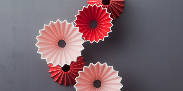 Origami Dripper Small Red (with resin holder)