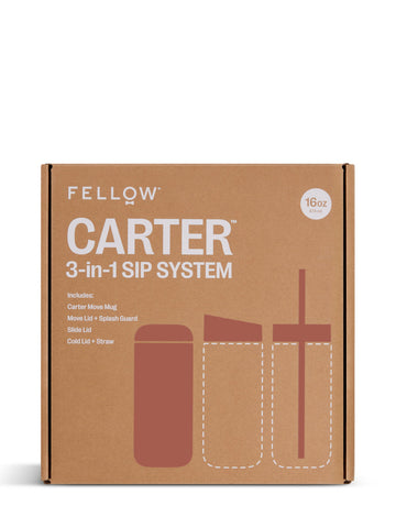 Fellow Carter 3-in-1 Sip System - 16oz Sienna