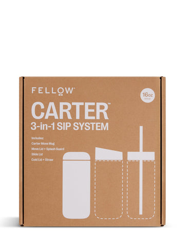 Fellow Carter 3-in-1 Sip System - 16oz Matt White