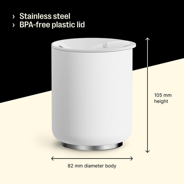 Fellow Rocky Lowball Tumbler - Matte White 10oz