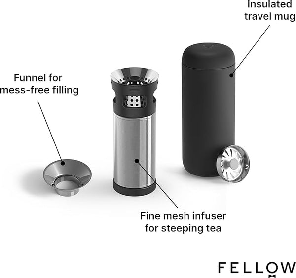 Fellow Carter Infuser Bundle - Matte Black 16oz