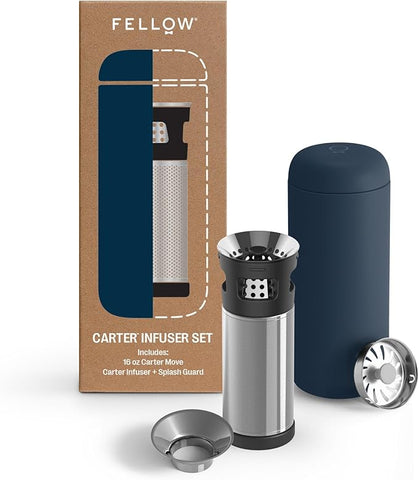 Fellow Carter Infuser Bundle - Stone Blue 16oz