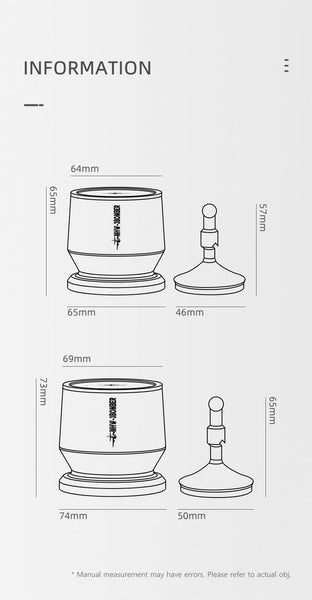 MHW-3BOMBER - Blind Shaker Dosing Cup 58mm