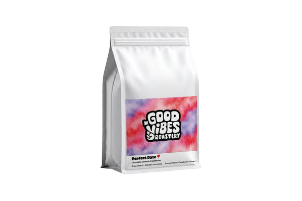 Good Vibes Roastery - Perfect Date, Brazil Nat + Colombia JairoArcila Strawberry Co-ferment