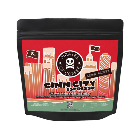 Pirates of Coffee - Cinn City Espresso: Colombia Infused Anaerobic Honey