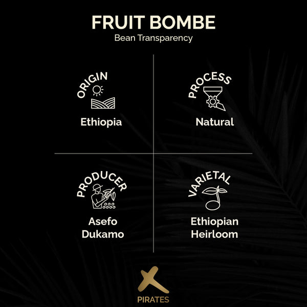 Pirates of Coffee - Fruit Bombe Espresso: Ethiopia Bombe Sidamo Natural
