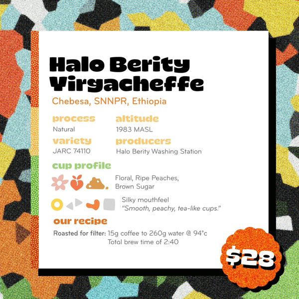 Good Vibes Roastery - Halo Berity Yirgacheffe, Natural JARC 74110