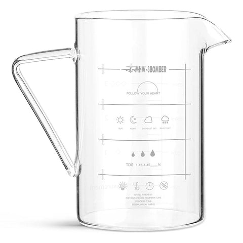 MHW-3BOMBER - Flat walled Glass Coffee Server 360ml