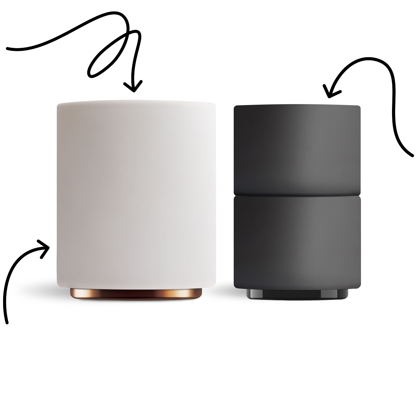 Fellow Monty Cup - Matte Black/Graphite - 4.5oz - Thumbnail 3