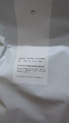 Curate - Ethiopia Yirgacheffe Aricha