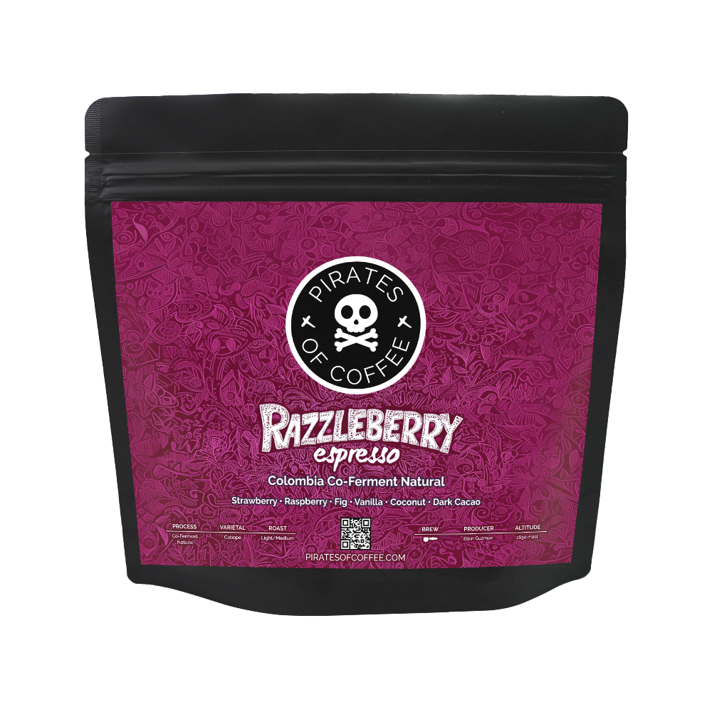 Pirates of Coffee - Razzleberry Espresso, Colombia Co-ferment Natural