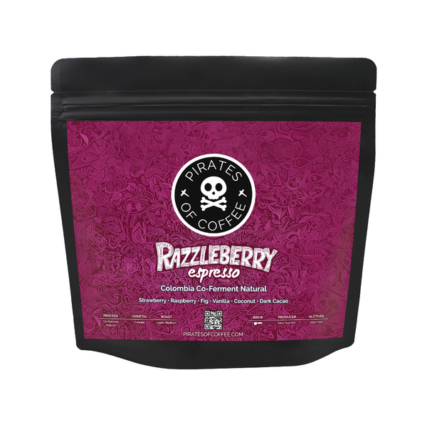Pirates of Coffee - Razzleberry Espresso, Colombia Co-ferment Natural