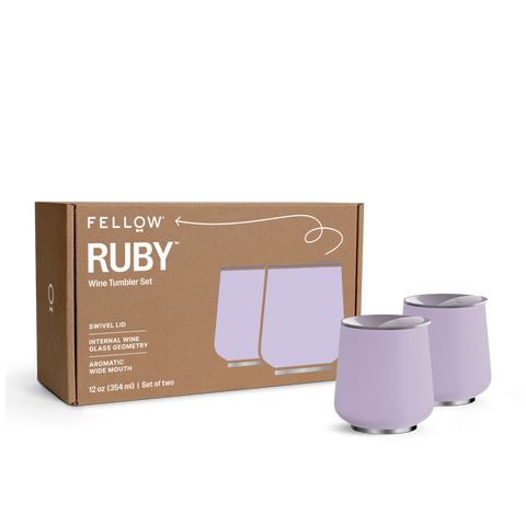 Fellow Ruby Wine Tumbler Bundle - Peritwinkle 12oz (2 Pack)