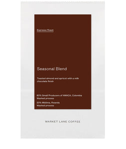 Market Lane - Seasonal Espresso