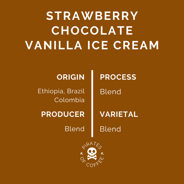 Pirates of Coffee - Strawberry Sundae: Espresso Milk-Based