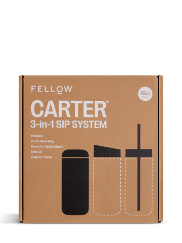 Fellow Carter 3-in-1 Sip System - 16oz Matt Black