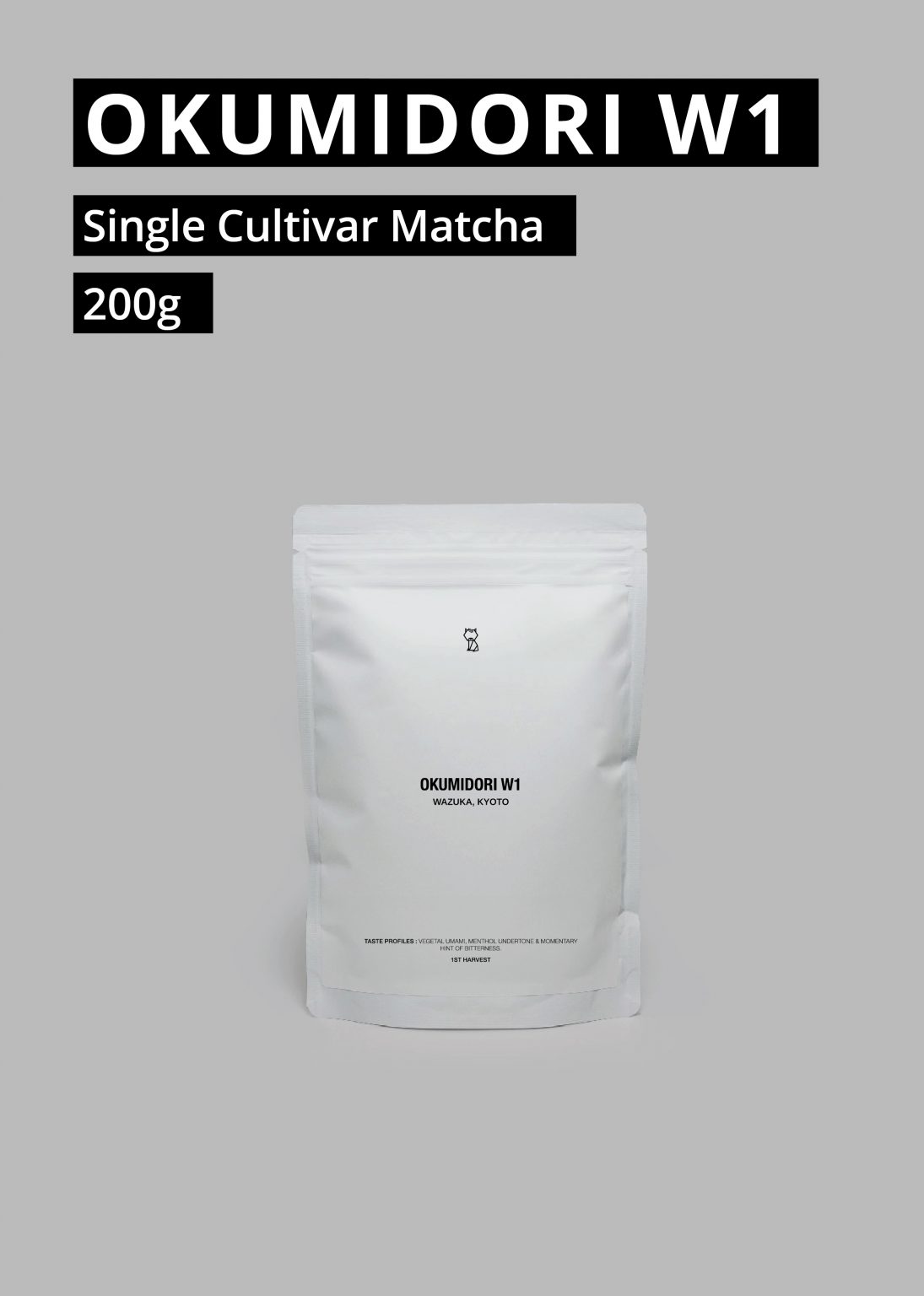 NikoNekoMatcha - OKUMIDORI W1 / MATCHA POWDER