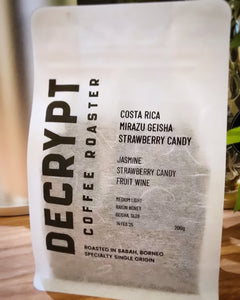 Decrypt Coffee - Costa Rica Mirazu Geisha