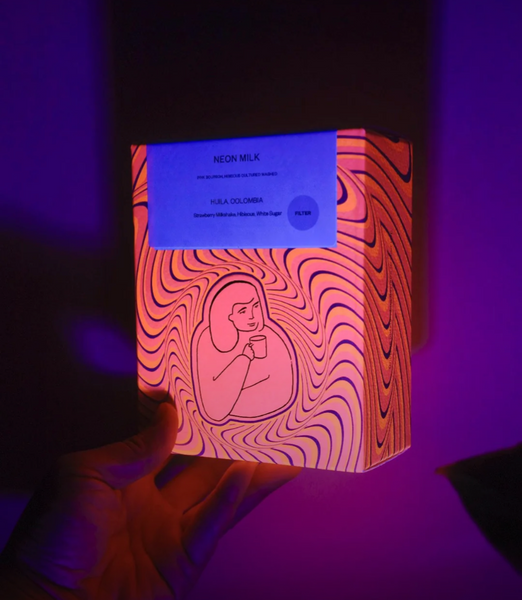 DAK Coffee - Neon Milk Filter, Colombia PinkBourbon