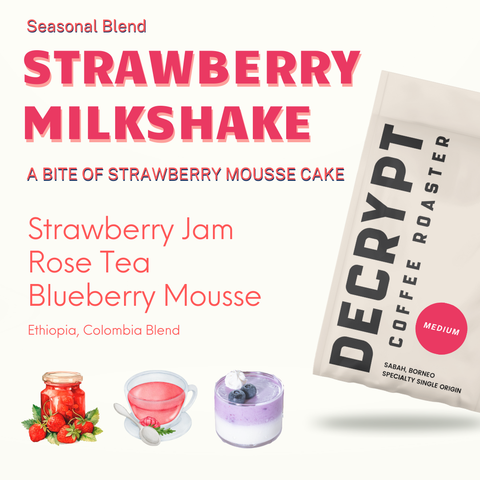 Decrypt Coffee - Strawberry Milkshake