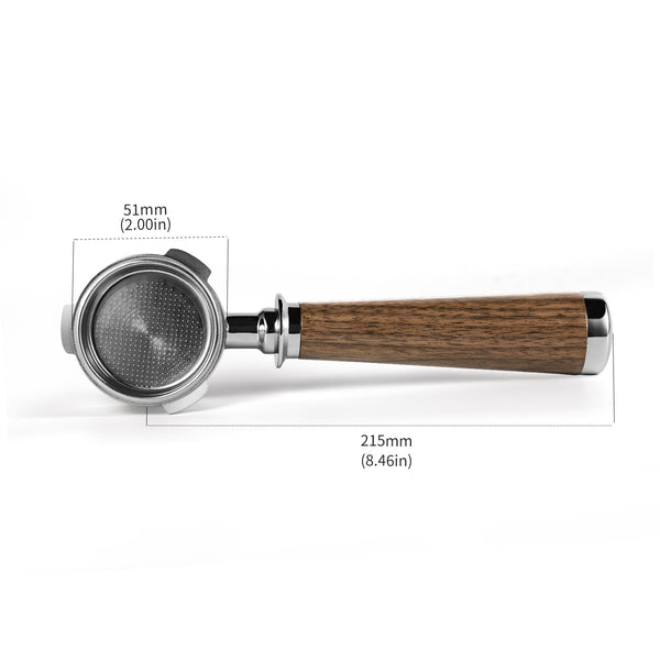 MHW-3BOMBER - Bottomless Portafilter for Delonghi 3-ear 51mm