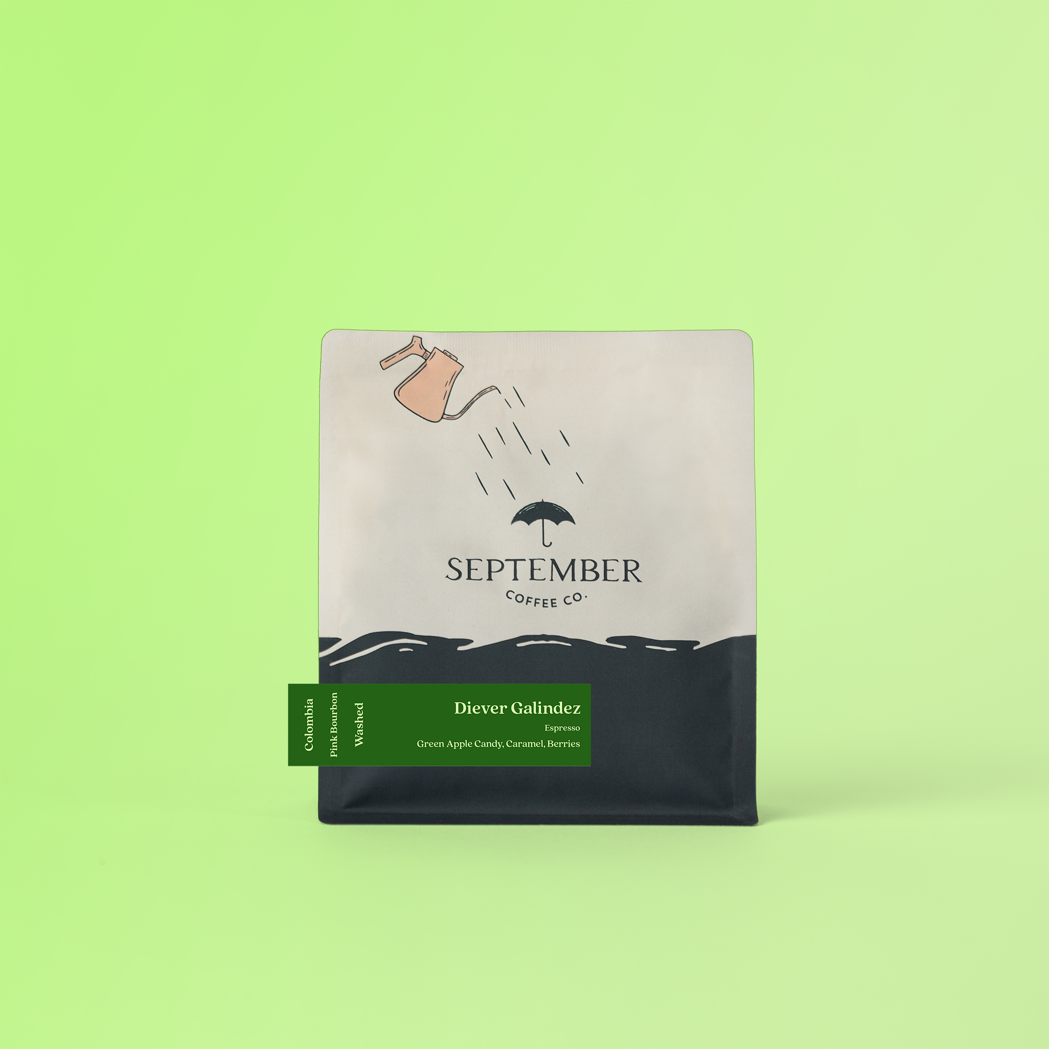 September Coffee -  Diever Galindez Colombia Espresso, Washed Pink Bourbon