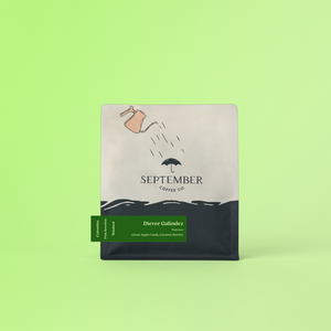September Coffee -  Diever Galindez Colombia Espresso, Washed Pink Bourbon