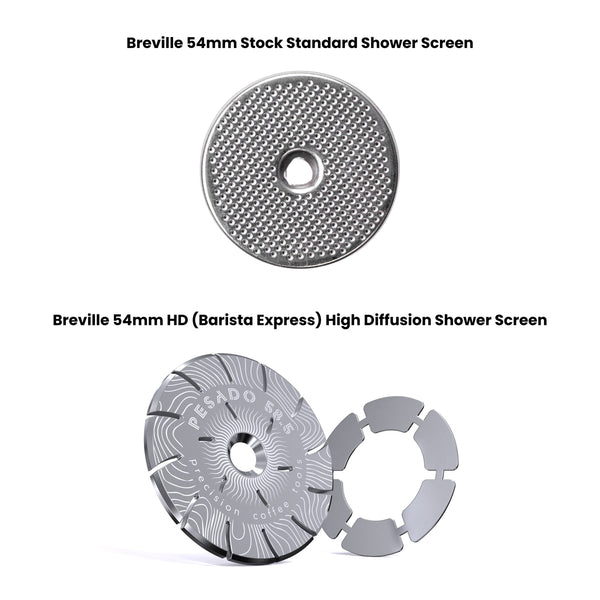 Pesado High Diffusion Espresso Shower Screen - 54mm Breville EX54HD