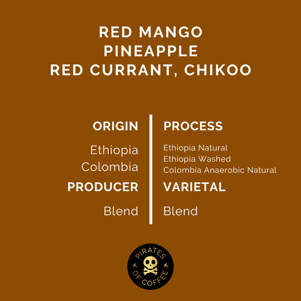 Pirates of Coffee - Jazzy Fruit Red: Tropical Blend