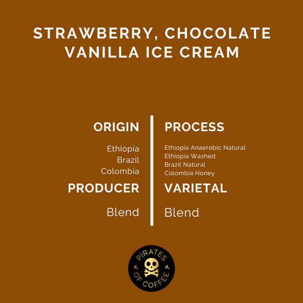 Pirates of Coffee - Strawberry Sundae: Fruit-Forward Blend