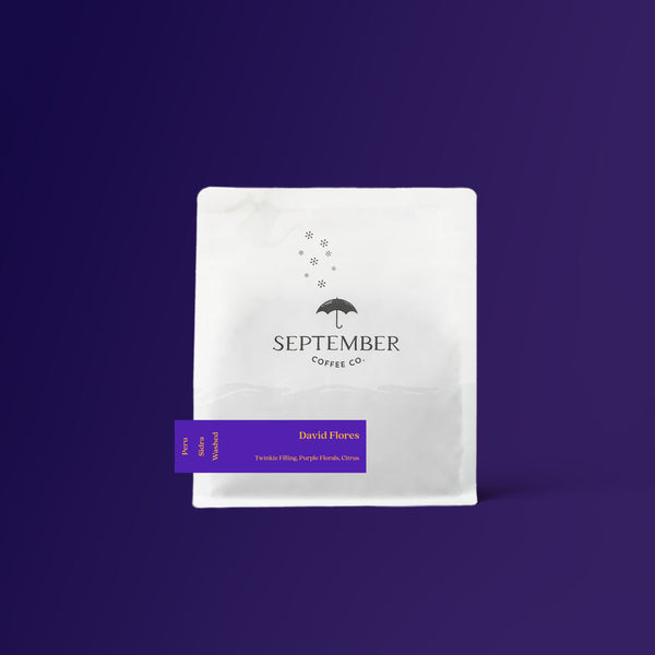 September Coffee - David Flores, Peru Washed Sidra