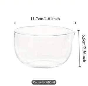 Matcha Glass Bowl 600ml