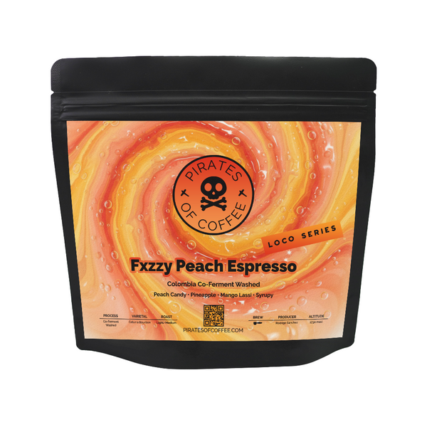 Pirates of Coffee - Fxzzy Peach Espresso, Colombia Coferment
